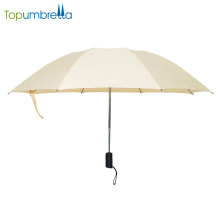 Nuevos productos Personalizar Tela de Pongee Abrir Auto Cerrar Invertida Plegable paraguas